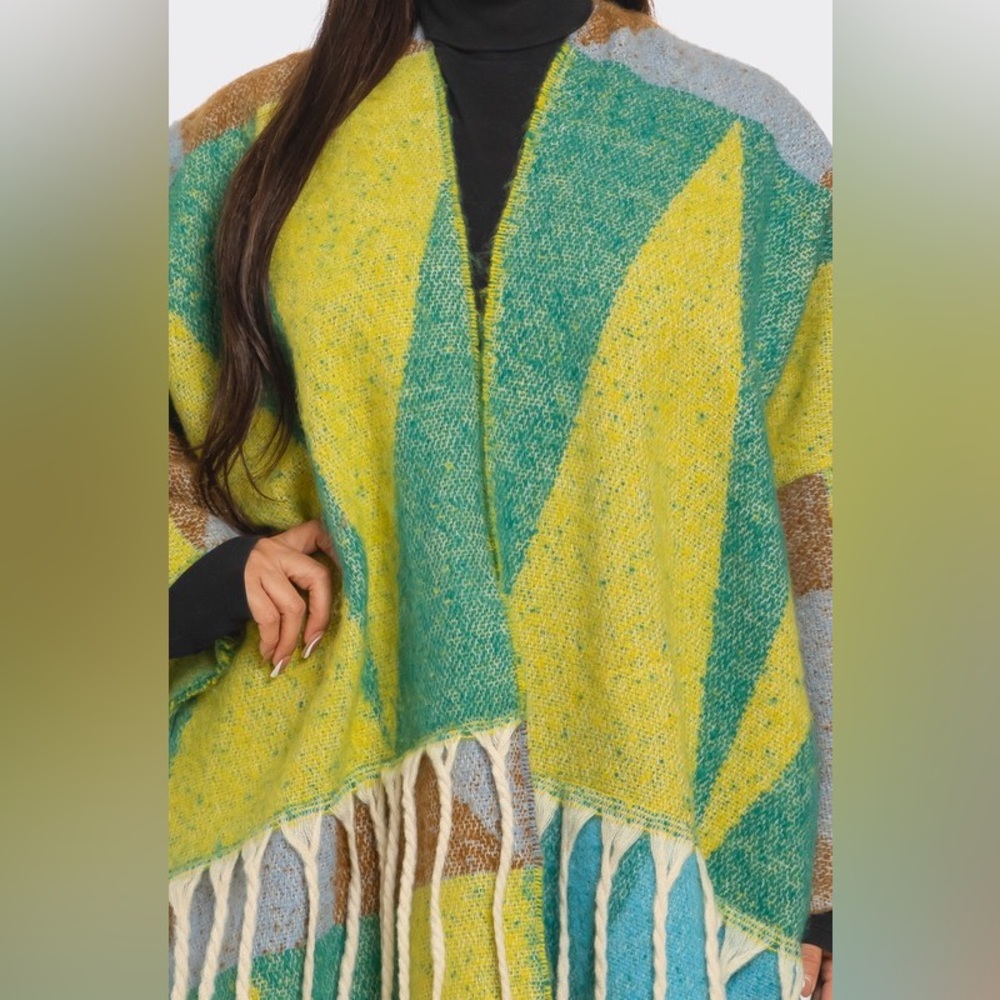Multi Color Wool Cardigan - Picture 6 of 17